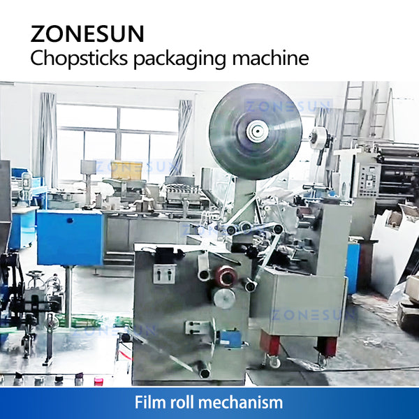 ZONESUN ZS-KZ35 High-Speed Chopstick Packaging Machine for Takeout & Restaurant Supply