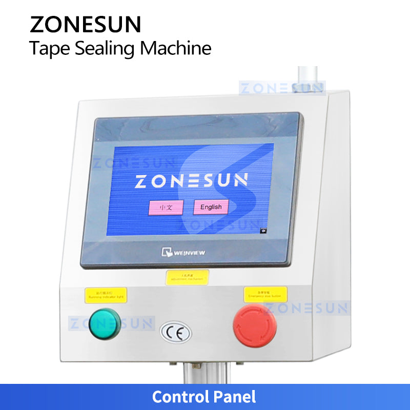 Tamper evident tape sealer