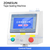 Tamper evident tape sealer