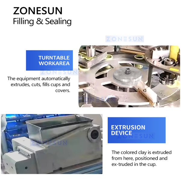 ZONESUN clay packaging machine