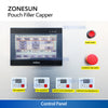 ZONESUN ZS-ASP2 Automatic Spout Pouch Piston Pump Liquid Filling Capping Machine