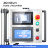 ZONESUN ZS-LP350 vision-guided robotic plastic bottle unscrambler, product image 2