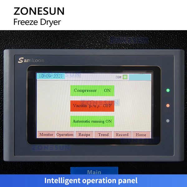 ZONESUN ZS-SDG1 Compact Food Freeze Dryer for Meat, Fruit & Vegetables