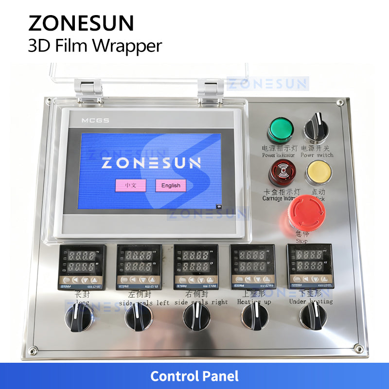 ZONESUN 3D Cellophane Wrapping Machine
