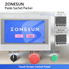 ZONESUN ZS-FS240L Paste Sachet Packing Machine for Food, Cosmetic & Pharma Products
