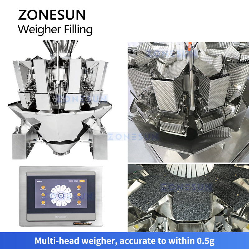 ZONESUN multihead weigher packing machine