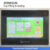 ZONESUN ZS-AFS01P Automatic 4-Head Cup Filling and Sealing Machine for Yogurt Pudding Jelly Sauce and Liquid Food Packaging