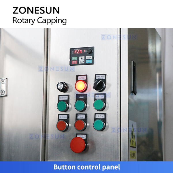ZONESUN ZS-XG440K Automatic Wine Bottles ROTARY Corking Machine
