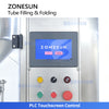 ZONESUN ZS-FS80A Automatic Aluminum Tube Filling and Folding Sealing Machine