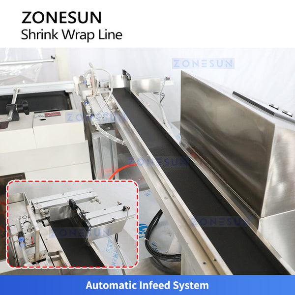 ZONESUN ZS-SPL9 Automatic Boxes Shrink Wrapping Sealing Machine For Food Cosmetic Boxes and Daily Chemicals