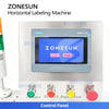 ZONESUN ZS-TBRH200 Automatic Horizontal Labeling Machine for Ampoules Vials and Small Bottles