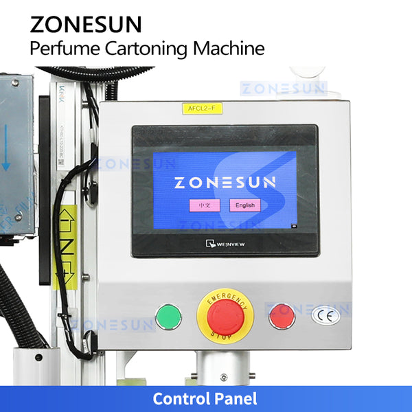 ZONESUN ZS-PB01 Perfume Bottle Cartoning Machine with Detection System
