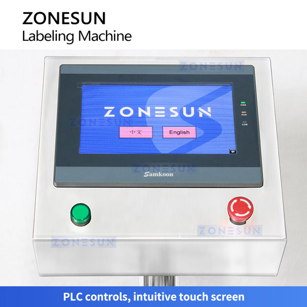 Plc control labeler