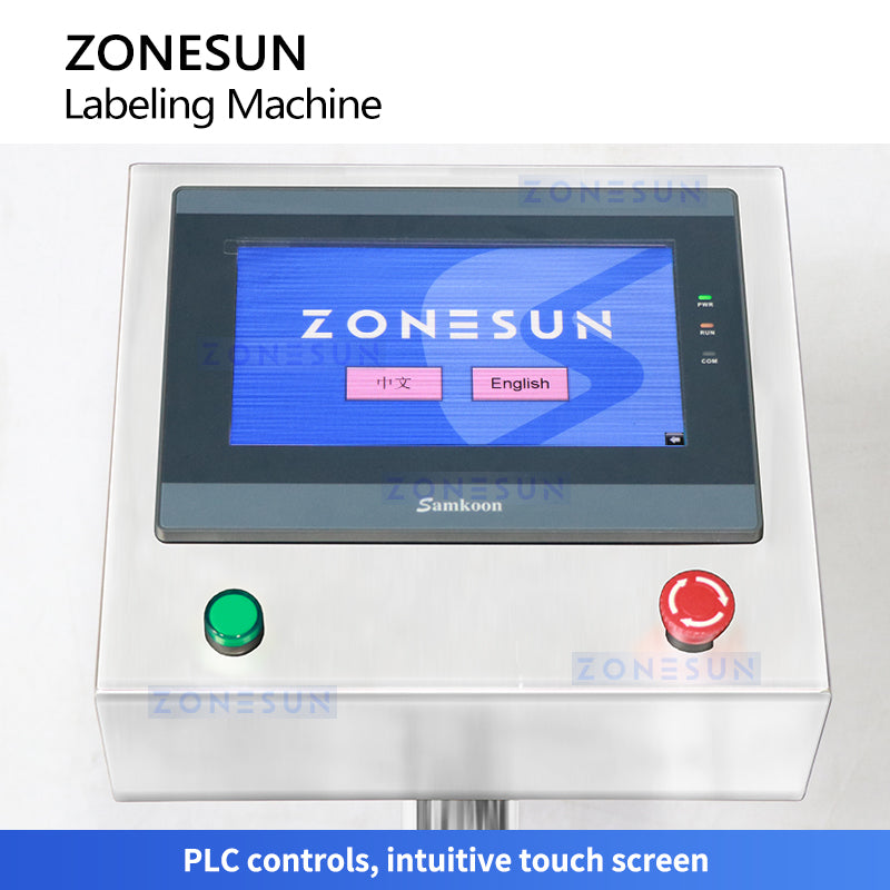 Plc control labeler