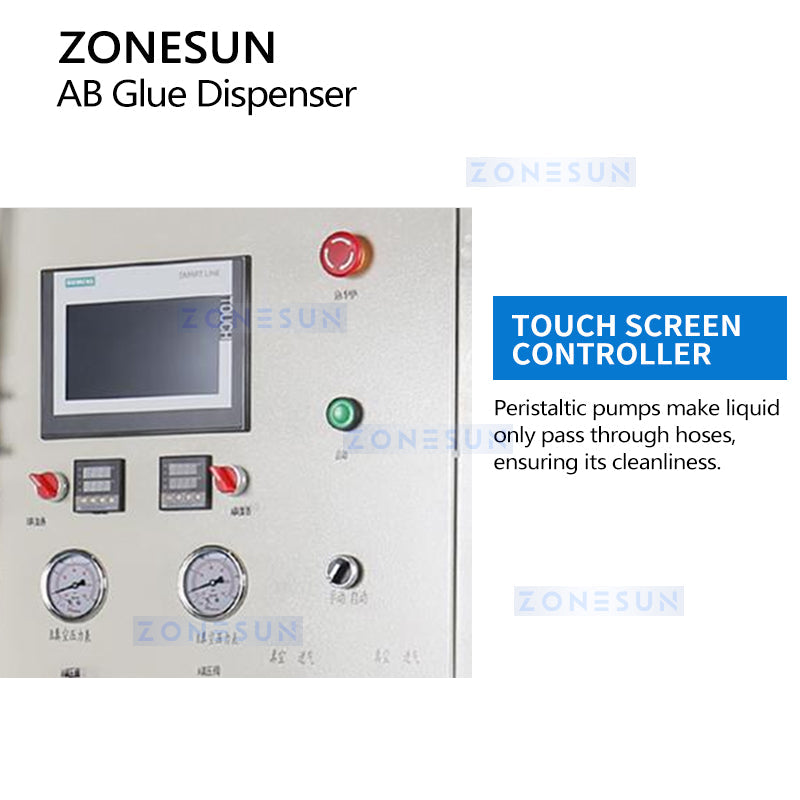 ZONESUN ZS-AGD3 Automatic Low-Viscosity AB Glue Filling Machine Glue Dispensing Machine