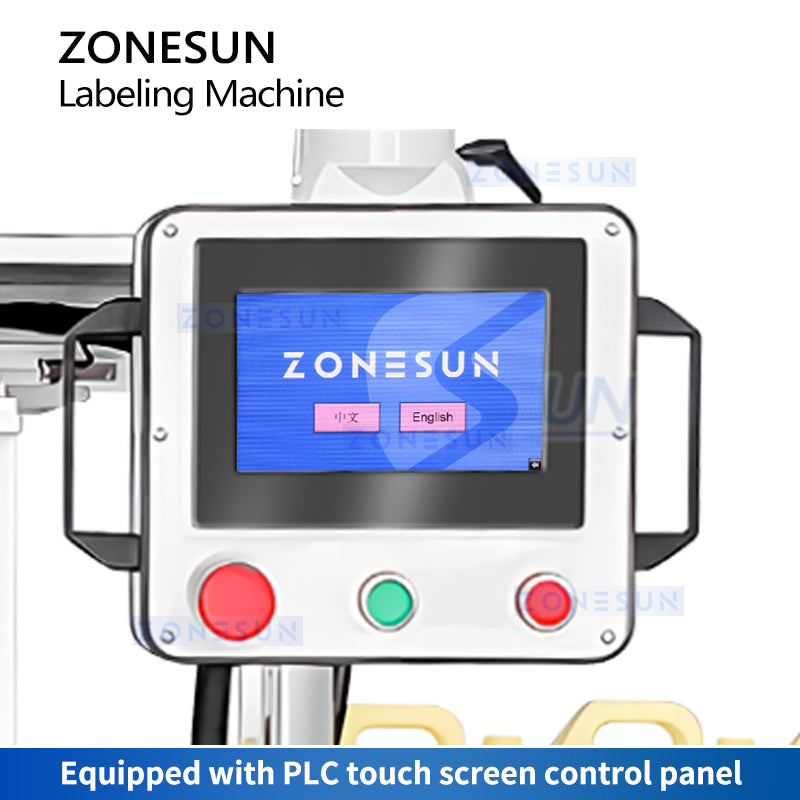 ZONESUN ZS-GTB12S Automatic Hot Melt Glue Labeling Machine