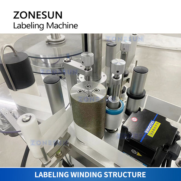 ZONESUN ZS-TB130 Automatic Round Bottle Labeling Machine