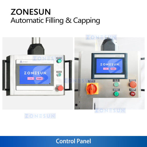 ZONESUN ZS-AFC24VT Automatic Tracking Filling and Capping Machine For Household & Cosmetic Product