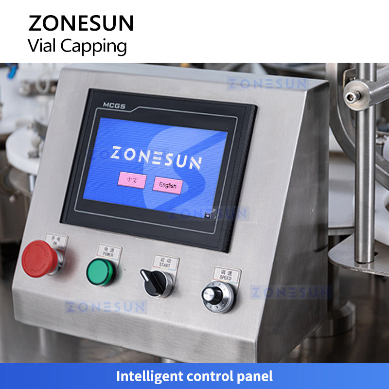 ZONESUN ZS-YG300 Automatic Vial Capping Machine Glass Vial Crimping Equipment