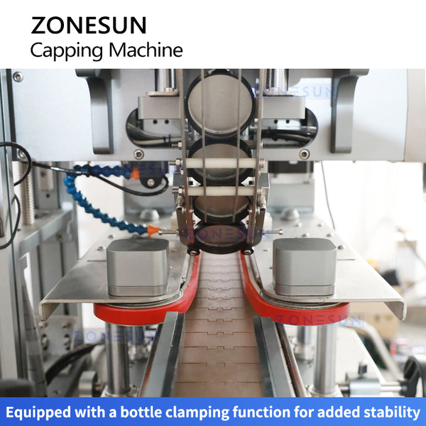 ZONESUN ZS-XG05 Servo Spindle Capping Machine for Twist-Off Jar Caps