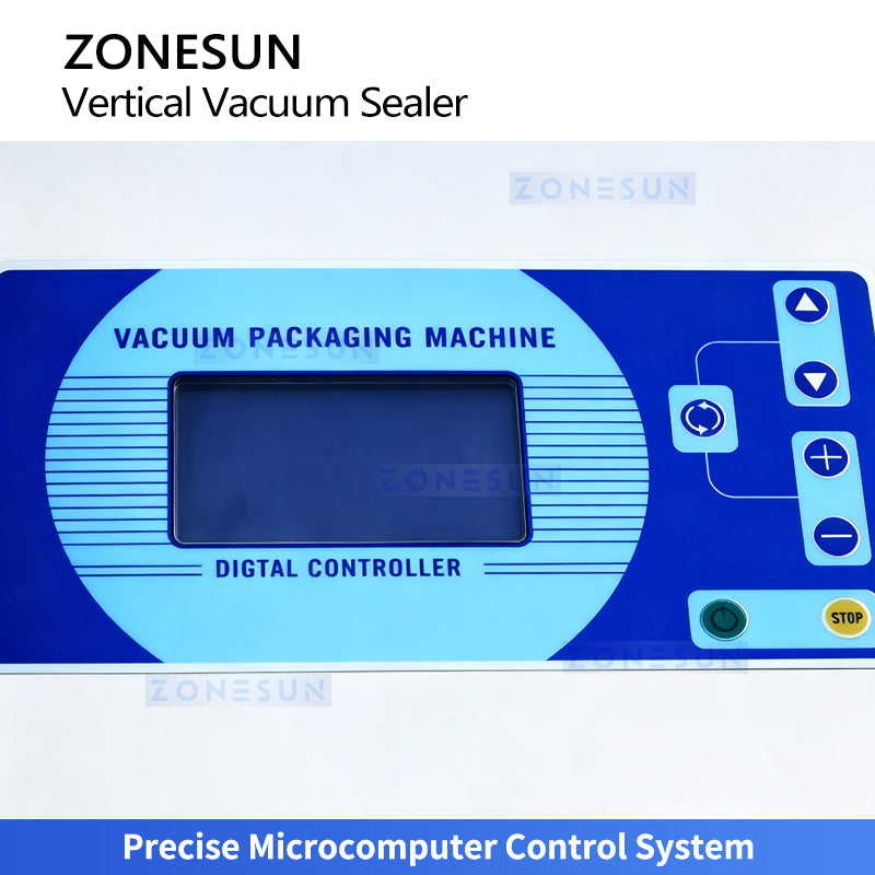 ZONESUN ZS-DZ600OL Vertical Lifting External Suction Vacuum Bag Sealing Machine for Large Bags Powders Granules and Industrial Products