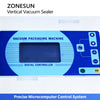 ZONESUN ZS-DZ600OL Vertical Lifting External Suction Vacuum Bag Sealing Machine for Large Bags Powders Granules and Industrial Products