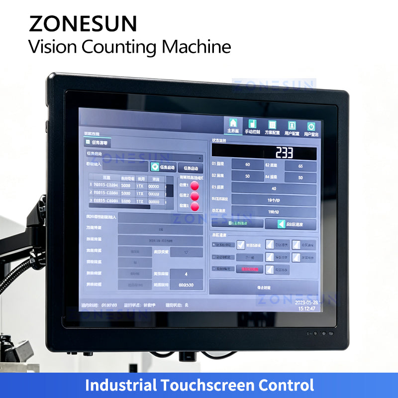 ZONESUN ZS-FSCS05 Automatic Vision Counting Machine for Small Parts