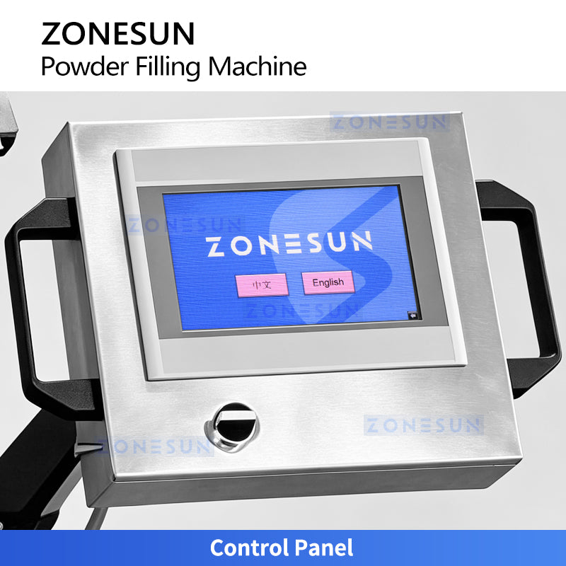 ZONESUN ZS-FM60 Semi Automatic Powder Filling Machine  Weighing & Dust-Free Auger Filling System