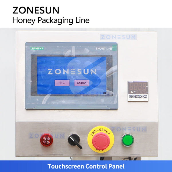 Rotary honey spoon machine