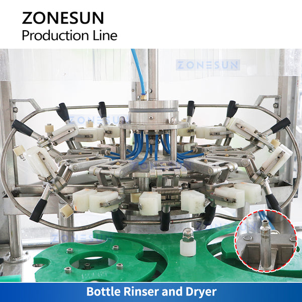 ZONESUN ZS-FALU3 Jam & Sauce Bottling Line with Filling, Capping, Labeling