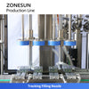 ZONESUN ZS-FAL180G1 Automatic Thick Liquid Filling Capping Line for Liquid Soap and Shampoo