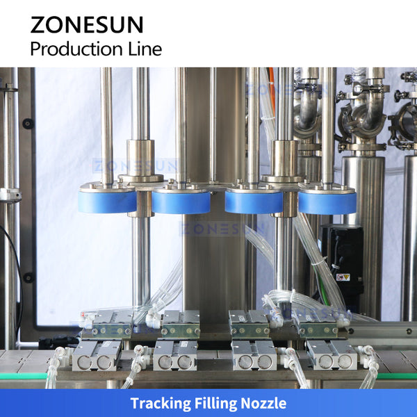 ZONESUN ZS-FAL180G1 Automatic Thick Liquid Filling Capping Line for Liquid Soap and Shampoo