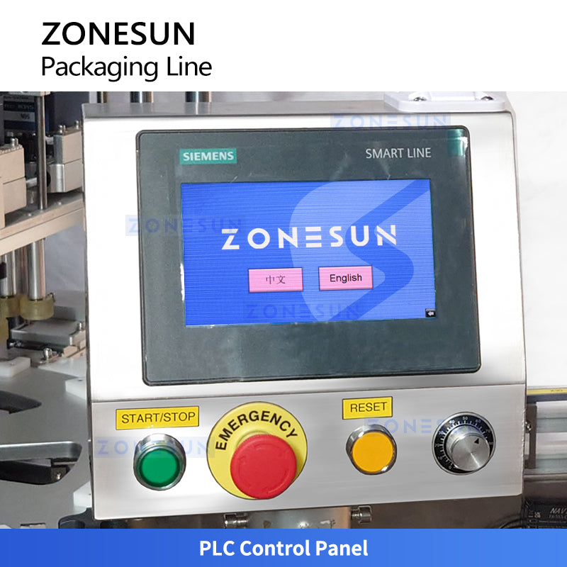 ZONESUN ZS-AFCL8 Automatic Roll-on Bottle Filling Capping Cartoning Equipment