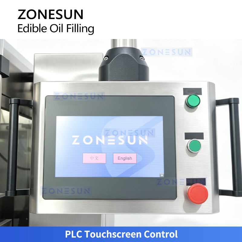 ZONESUN ZS-EVF02 Automatic 8-Head Tracking Edible Oil Filling Machine