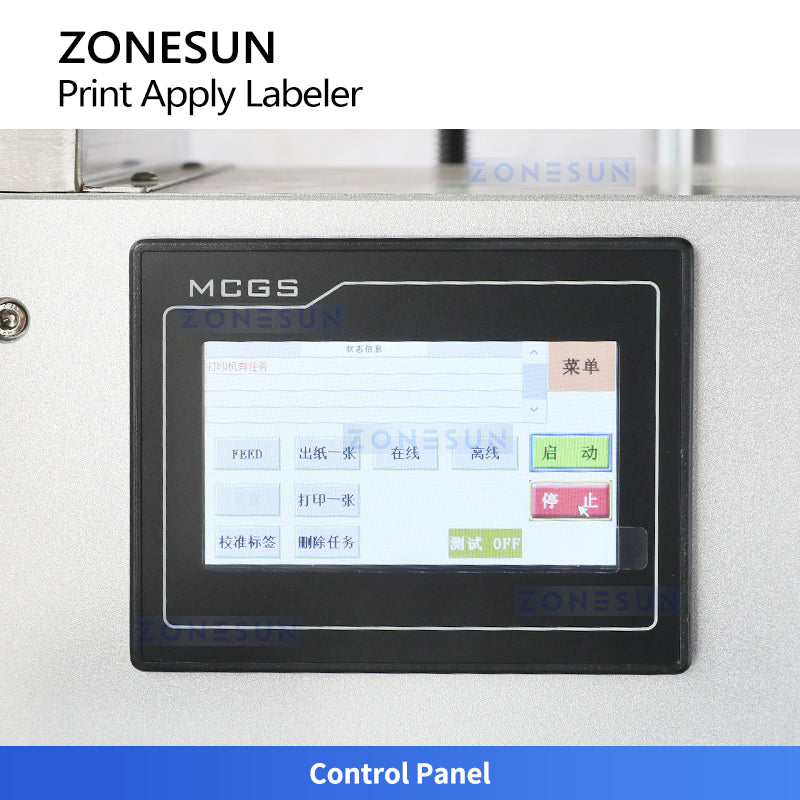 ZONESUN Thermal Flat Labeling Machine
