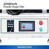 ZONESUN ZS-FM3A Automatic Auger Powder Filling Machine for Milk Powder Matcha Spices and Dry Powder Packaging