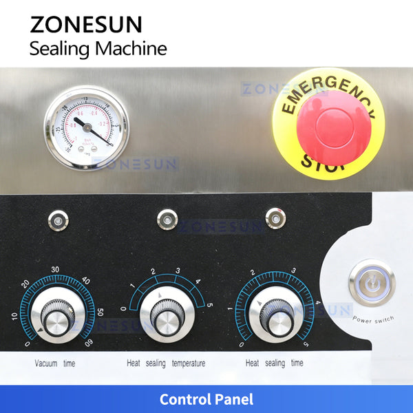 ZONESUN ZS-DZ500K Compact Chamber Vacuum Sealer for Food Packaging