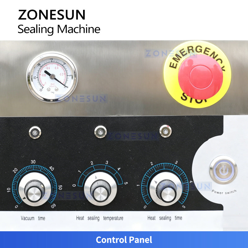 ZONESUN ZS-DZ500K Compact Chamber Vacuum Sealer for Food Packaging