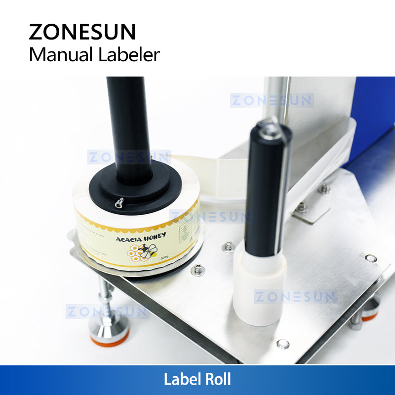 ZONESUN ZS-TB3 Manual Labeling Machine for Round, Square, Polygon Bottles