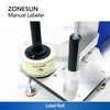 ZONESUN ZS-TB3 Manual Labeling Machine for Round, Square, Polygon Bottles