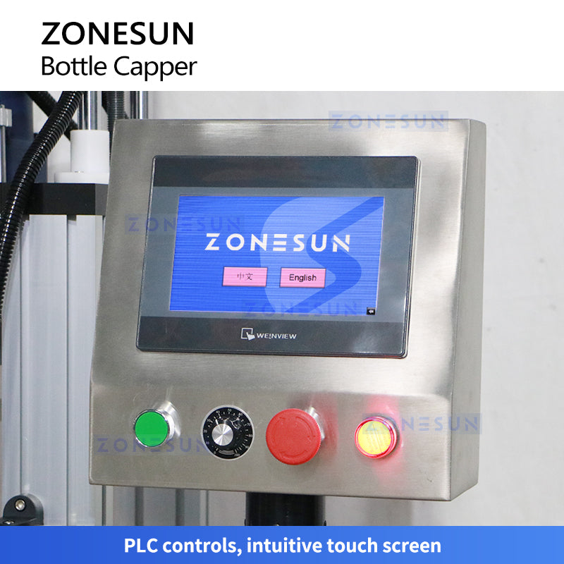 ZONESUN ZS-XG440I Automatic Pump Bottle Capping Machine with Vibrating Bowl