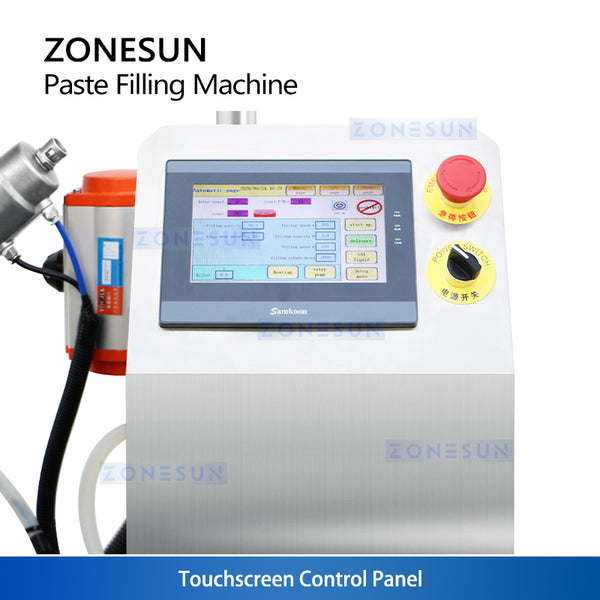 ZONESUN ZS-WCHJ1C Paste Filler | Heated Mixing & Water Circulation System