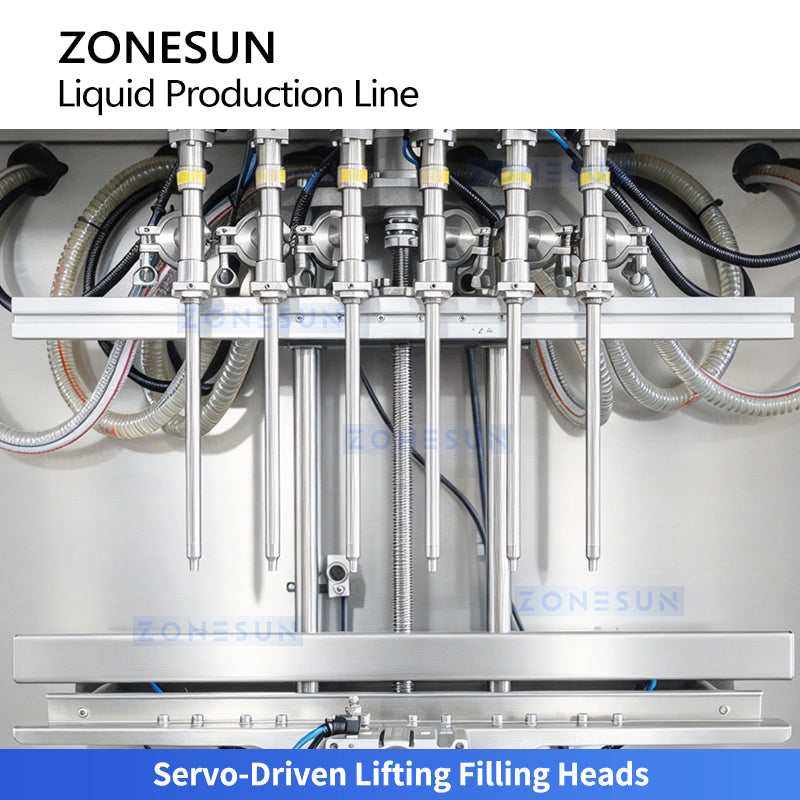 ZONESUN ZS-FAL180G11 Automatic Juice Water Beverage Tracking Filling Capping Labeling Production Line