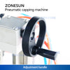 ZONESUN ZS-YG25Q Pneumatic Sealing Machine Aerosol Can Crimper