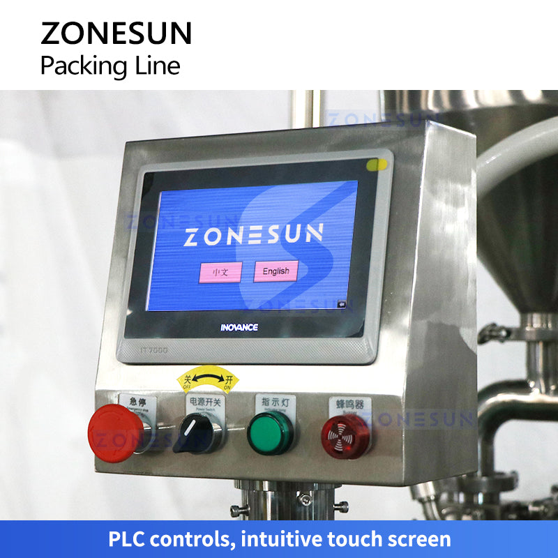 ZONESUN ZS-FAL180F4 Rotary Syrup Thick Paste Production Line