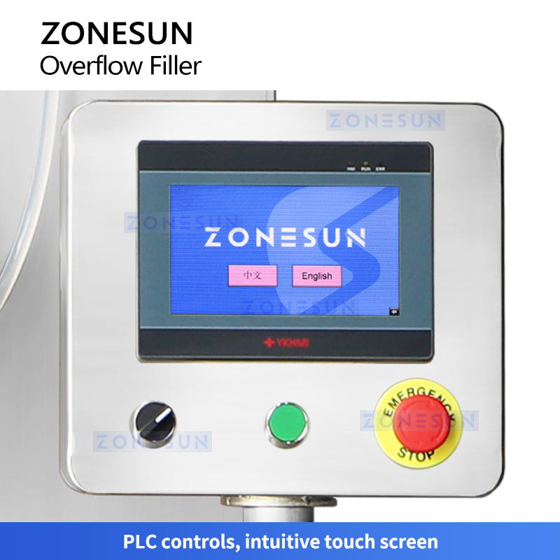 ZONESUN ZS-VTGZ100 High Volume Filling Machine Gravity Bottle Filler