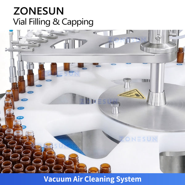 ZONESUN ZS-AFC39W Automatic Vial Bottle Rinsing Filling and Capping Machine
