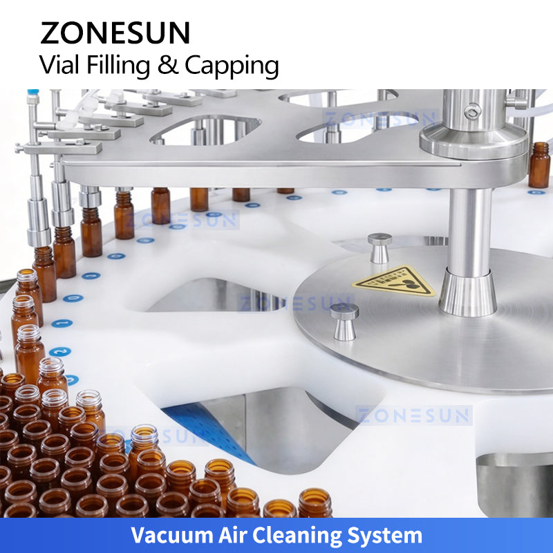 ZONESUN ZS-AFC39W Automatic Vial Bottle Rinsing Filling and Capping Machine