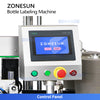 ZONESUN ZS-TB300L Automatic Double Side Labeling Machine Round Square Flat Bottle Labeler