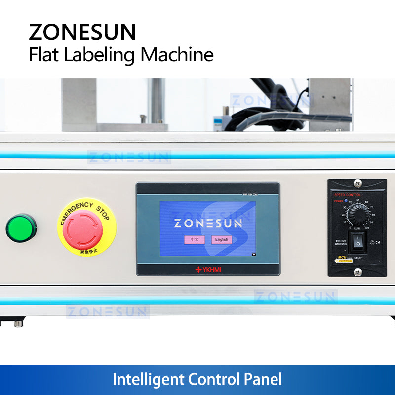 ZONESUN ZS-TB150PB Flat Surface Labeling Machine for Bags, Boxes & Lids